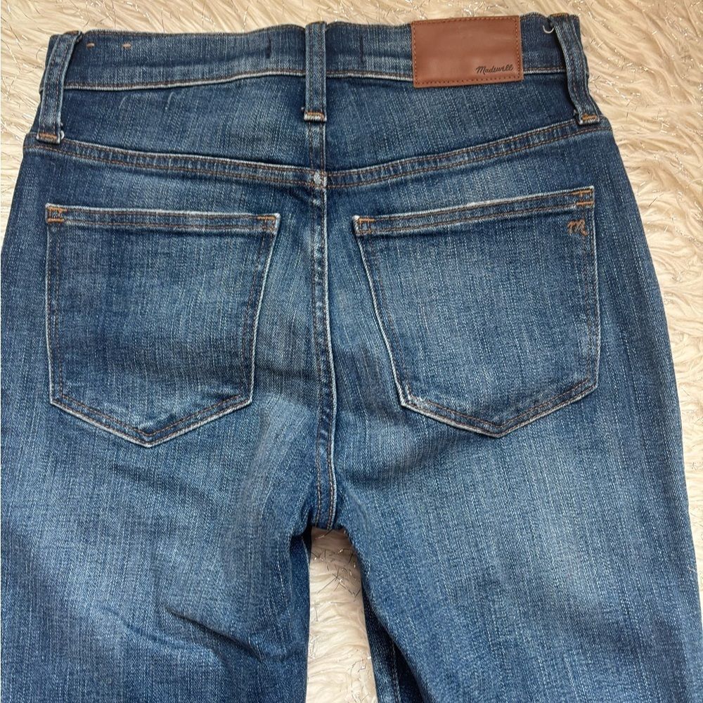 Madewell Dark Wash Blue Women’s 10” High Rise Skinny Jeans Size 25 - Picture 8 of 13